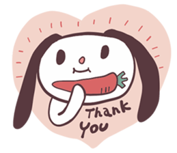 Lazy Rabbit Talks sticker #13780406