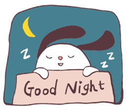 Lazy Rabbit Talks sticker #13780409