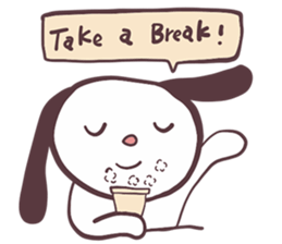 Lazy Rabbit Talks sticker #13780411