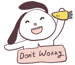 Lazy Rabbit Talks sticker #13780414