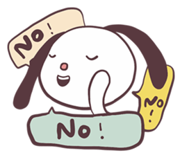 Lazy Rabbit Talks sticker #13780420