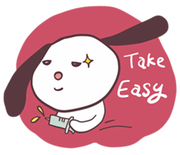 Lazy Rabbit Talks sticker #13780422