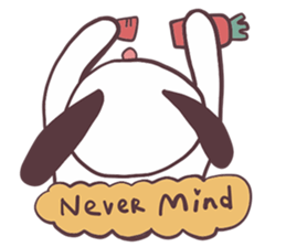 Lazy Rabbit Talks sticker #13780425