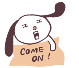 Lazy Rabbit Talks sticker #13780430