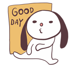 Lazy Rabbit Talks sticker #13780431