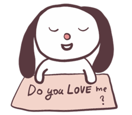 Lazy Rabbit Talks sticker #13780436