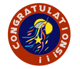 Congratulation sticker sticker #13780522