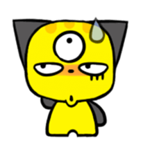 Three eyes of the cat Yi Lu sticker #13780700