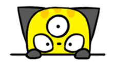 Three eyes of the cat Yi Lu sticker #13780703