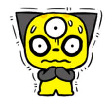 Three eyes of the cat Yi Lu sticker #13780706