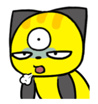 Three eyes of the cat Yi Lu sticker #13780707