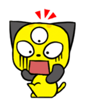 Three eyes of the cat Yi Lu sticker #13780708