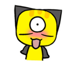 Three eyes of the cat Yi Lu sticker #13780709