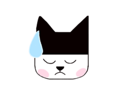 Black hat cat 2 sticker #13780712