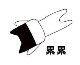 Black hat cat 2 sticker #13780747