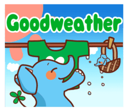 THAI-ZOU 2 -Elephant from a happy world- sticker #13781247