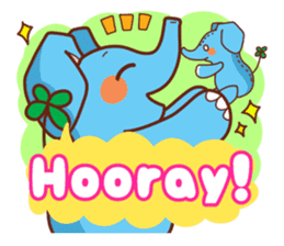THAI-ZOU 2 -Elephant from a happy world- sticker #13781248