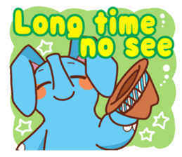 THAI-ZOU 2 -Elephant from a happy world- sticker #13781256