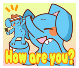 THAI-ZOU 2 -Elephant from a happy world- sticker #13781257