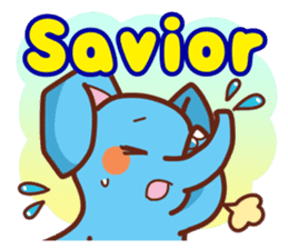 THAI-ZOU 2 -Elephant from a happy world- sticker #13781260