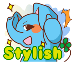 THAI-ZOU 2 -Elephant from a happy world- sticker #13781261