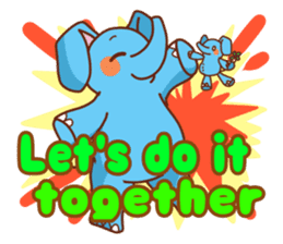 THAI-ZOU 2 -Elephant from a happy world- sticker #13781266