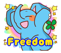 THAI-ZOU 2 -Elephant from a happy world- sticker #13781279