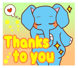 THAI-ZOU 2 -Elephant from a happy world- sticker #13781280