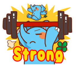 THAI-ZOU 2 -Elephant from a happy world- sticker #13781282