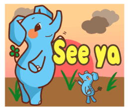 THAI-ZOU 2 -Elephant from a happy world- sticker #13781285