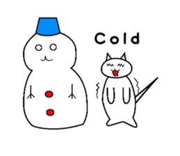 White Cat Lucy sticker #13781377