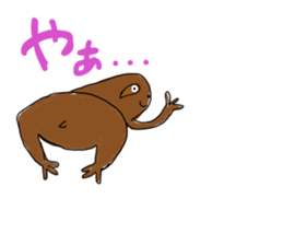 jellyfish and sloth sticker #13782540