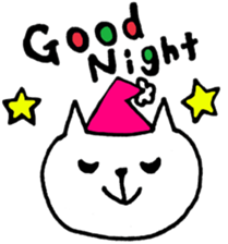 White Cat 2(Japanese) sticker #13783472