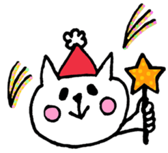 White Cat 2(Japanese) sticker #13783478