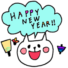 White Cat 2(Japanese) sticker #13783492