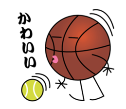 basket ball boy sticker #13783627