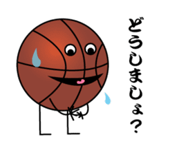 basket ball boy sticker #13783633