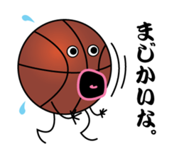 basket ball boy sticker #13783635