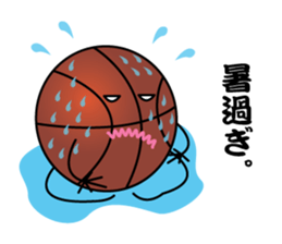 basket ball boy sticker #13783639