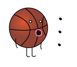 basket ball boy sticker #13783645