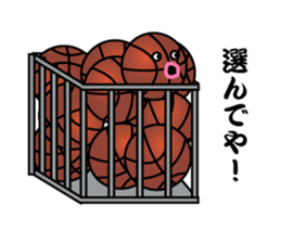 basket ball boy sticker #13783650