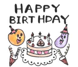 persimmon boy and eggplant boy sticker #13783947