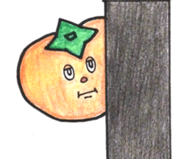 persimmon boy and eggplant boy sticker #13783961