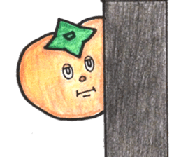 persimmon boy and eggplant boy sticker #13783961