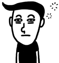 Annoyed man-Do not test my patience sticker #13783997