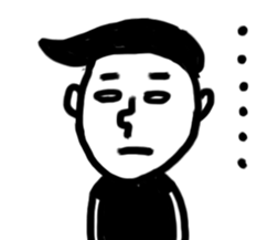 Annoyed man-Do not test my patience sticker #13784008