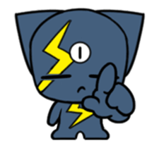 Three eyes cat of the Sendall sticker #13784201