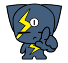 Three eyes cat of the Sendall sticker #13784201