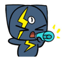 Three eyes cat of the Sendall sticker #13784203