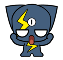 Three eyes cat of the Sendall sticker #13784206